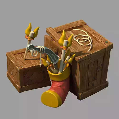 Dynasty main city - archery ammunition box