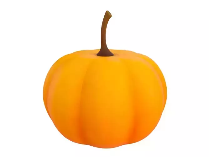 Pumpkin Low-poly 3D model
