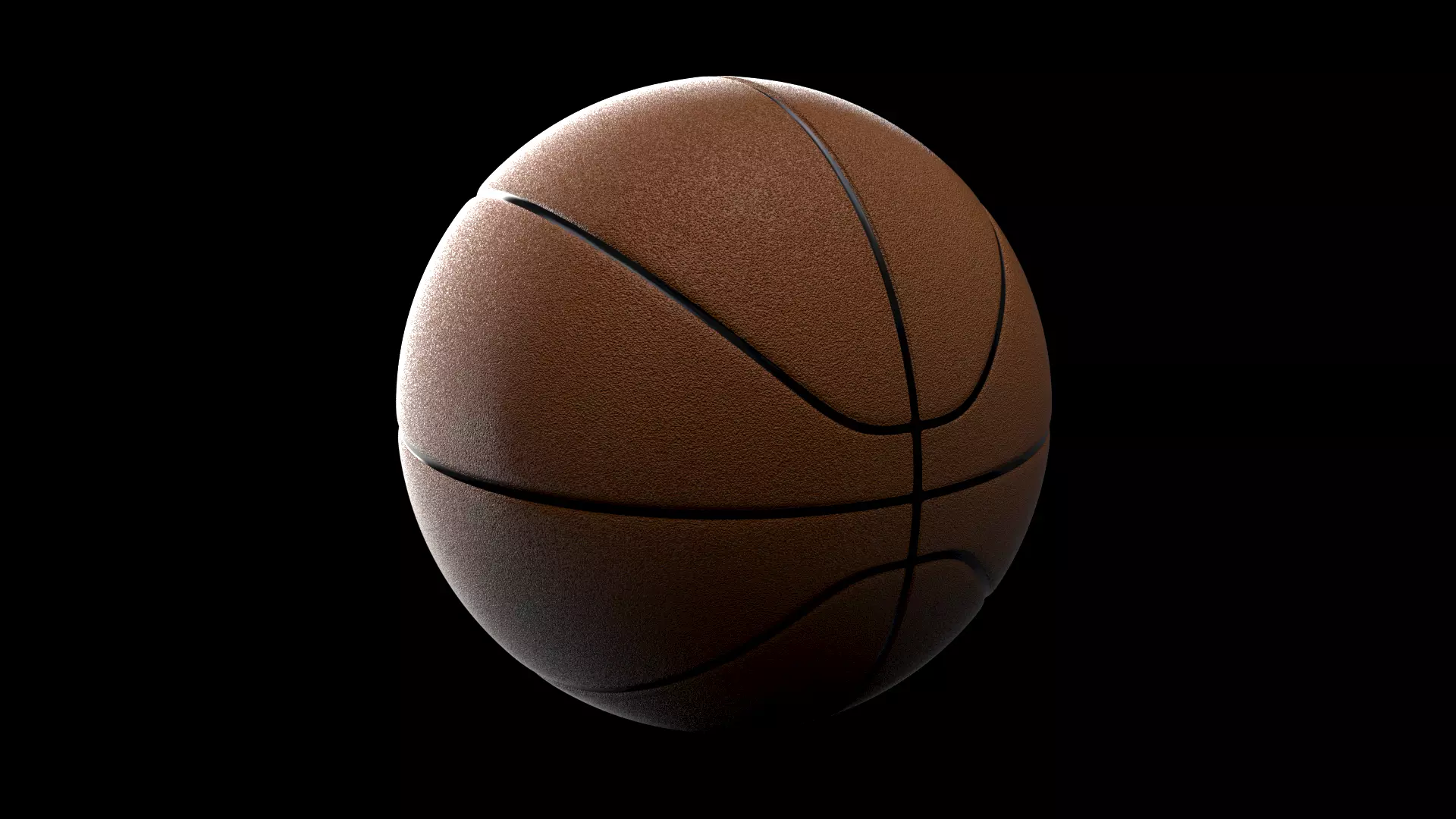 basketball ball 3D model_0