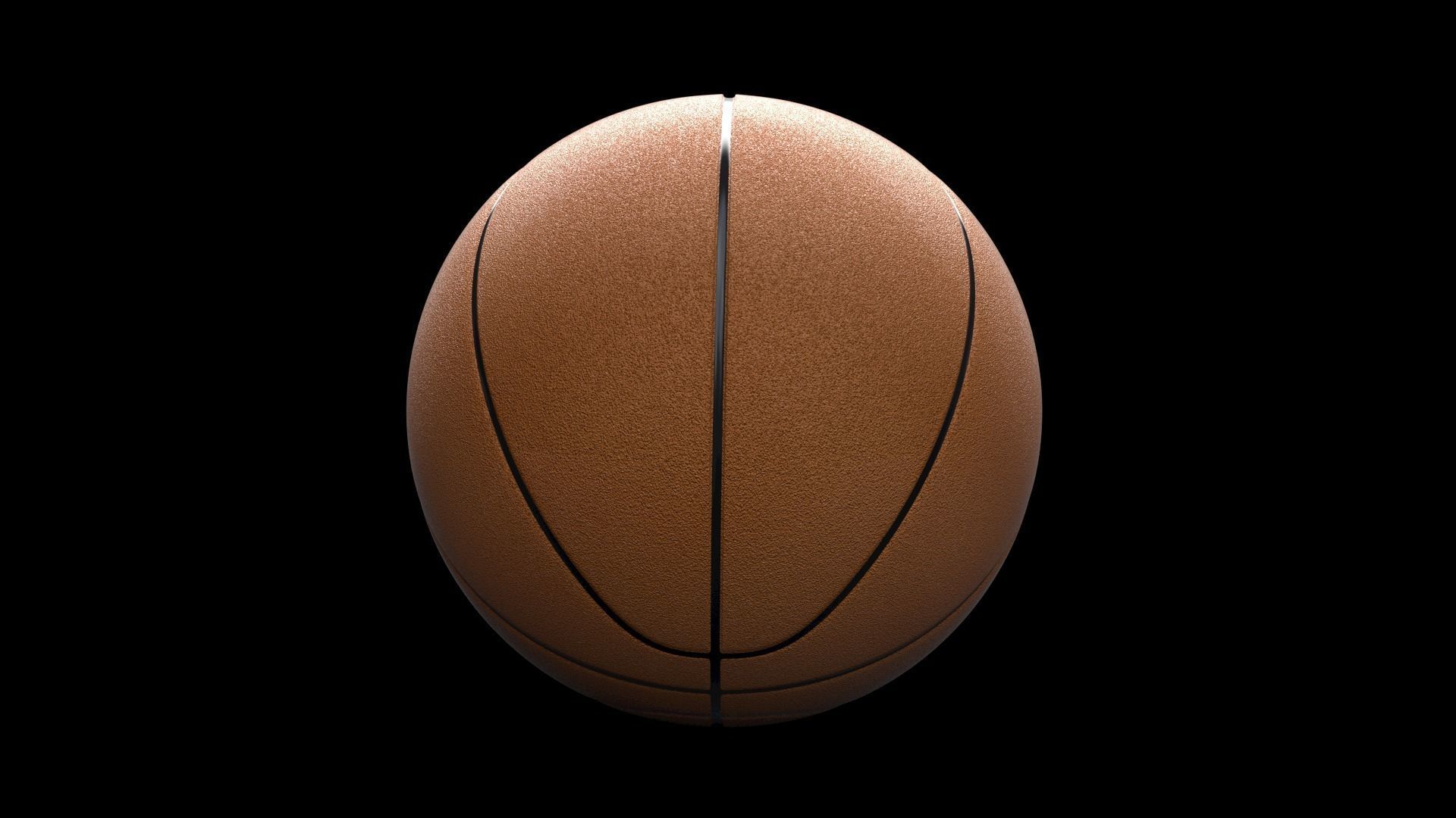 basketball ball 3D model_2