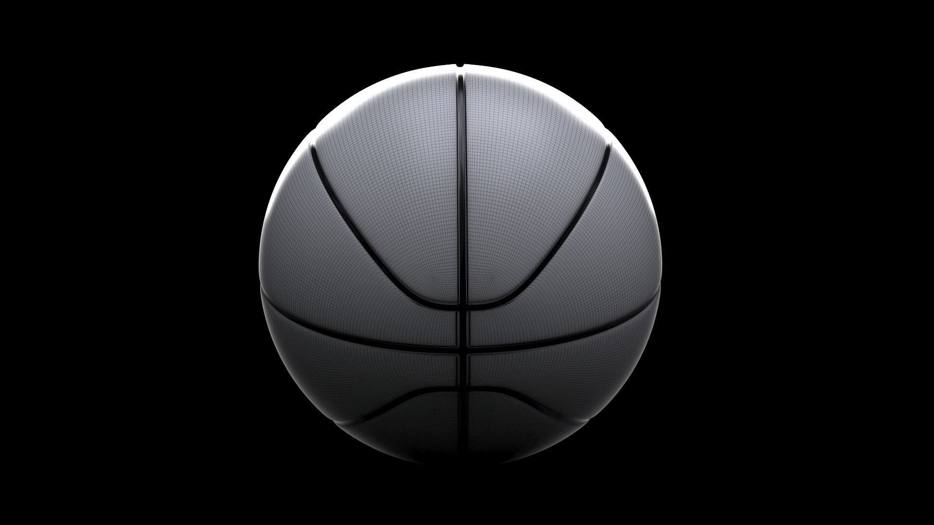basketball ball 3D model_3