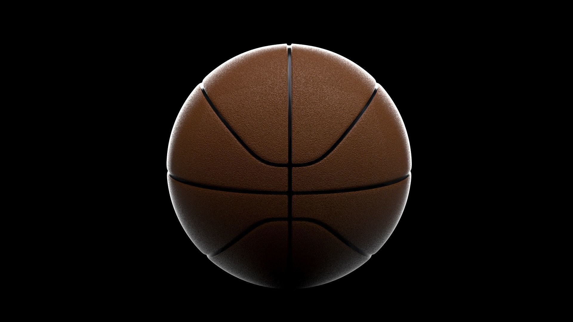 basketball ball 3D model_1