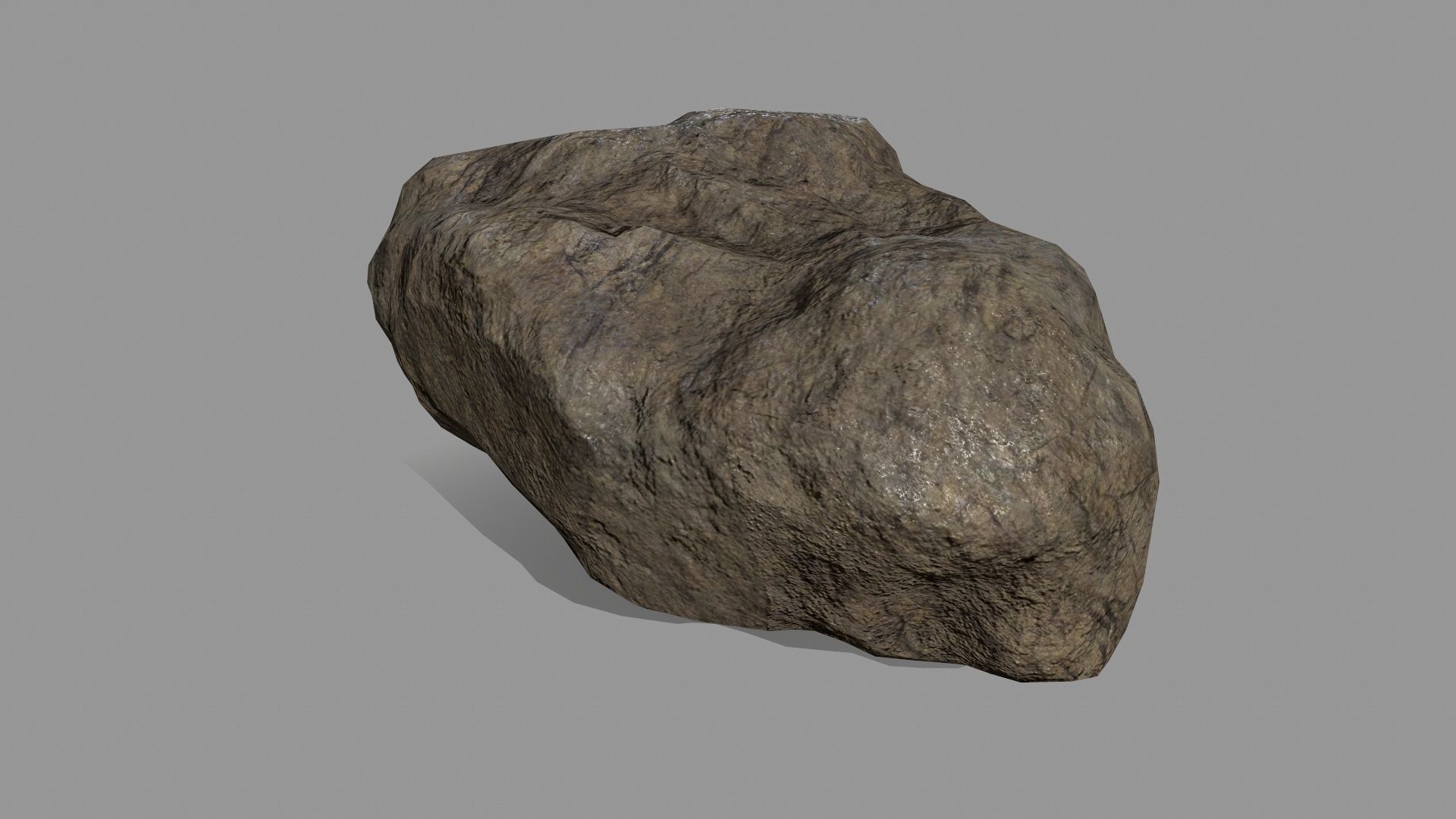 Rock Set Low-poly 3D model_12