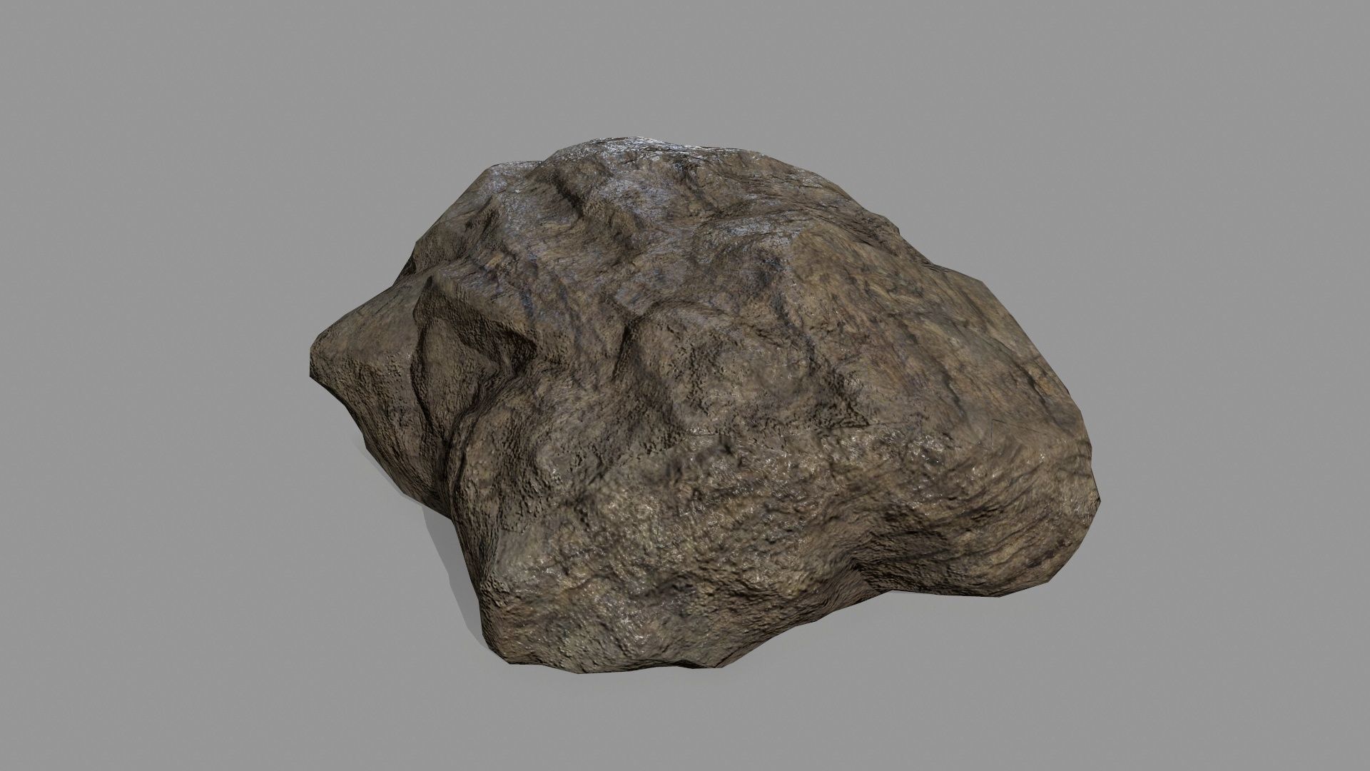 Rock Set Low-poly 3D model_14