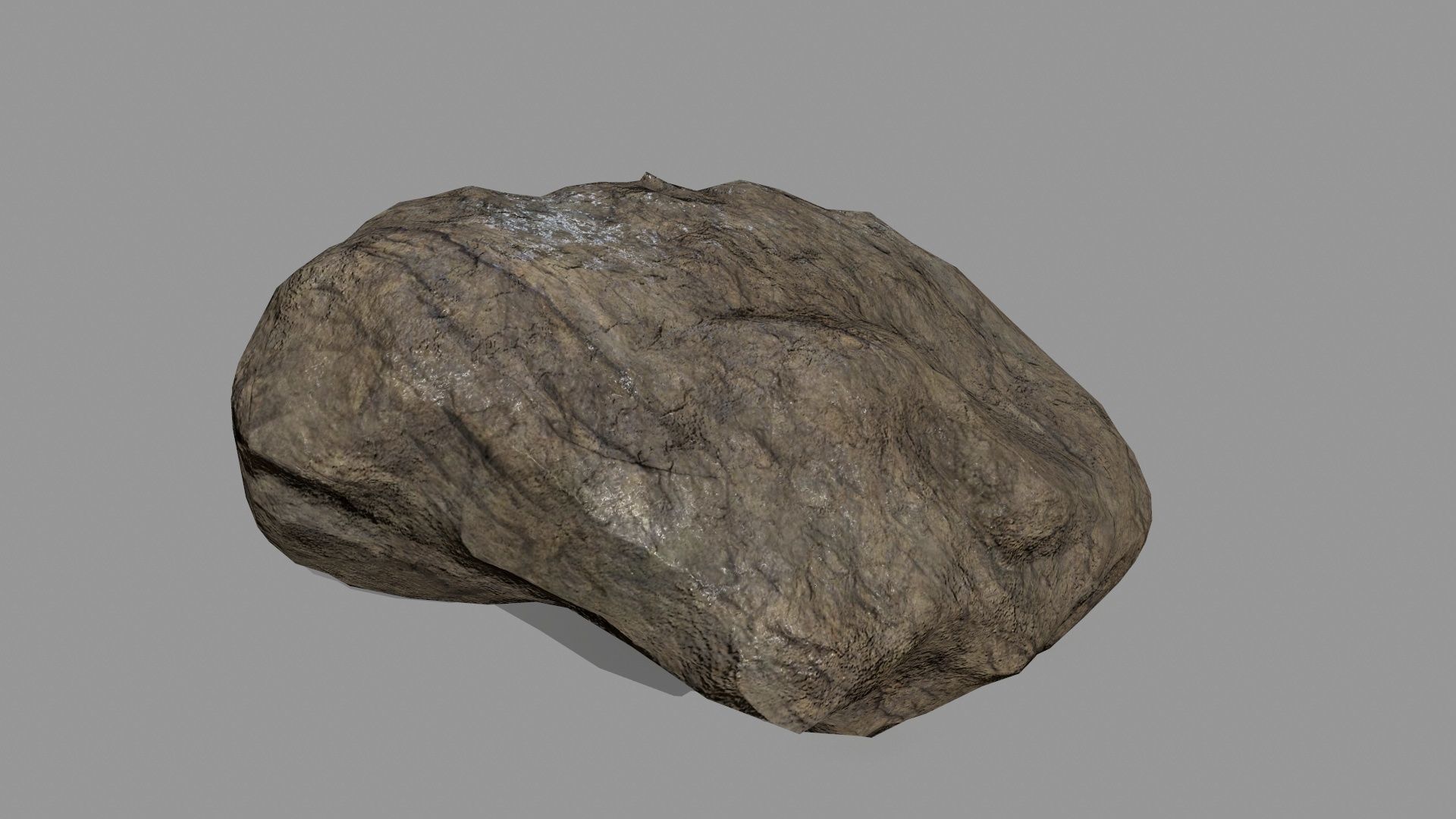 Rock Set Low-poly 3D model_11
