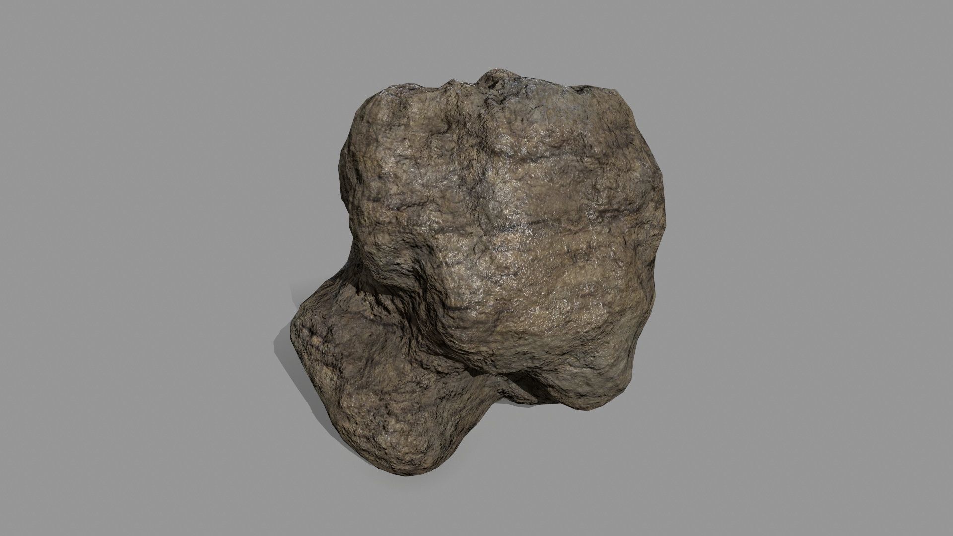 Rock Set Low-poly 3D model_2