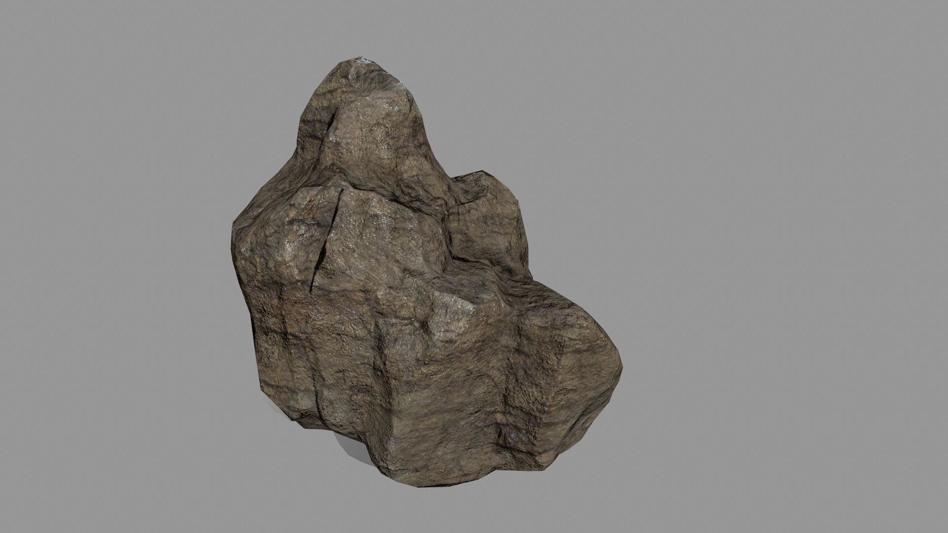 Rock Set Low-poly 3D model_17
