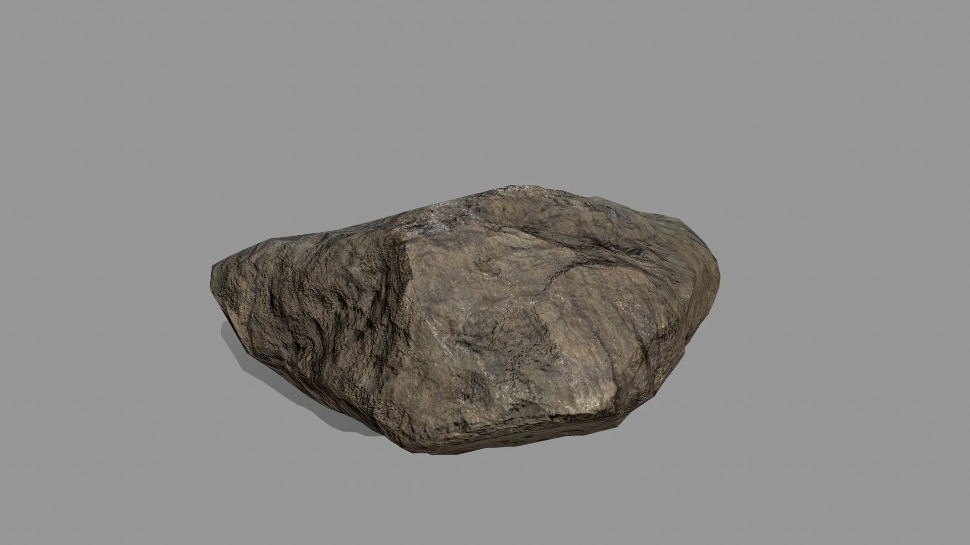 Rock Set Low-poly 3D model_7