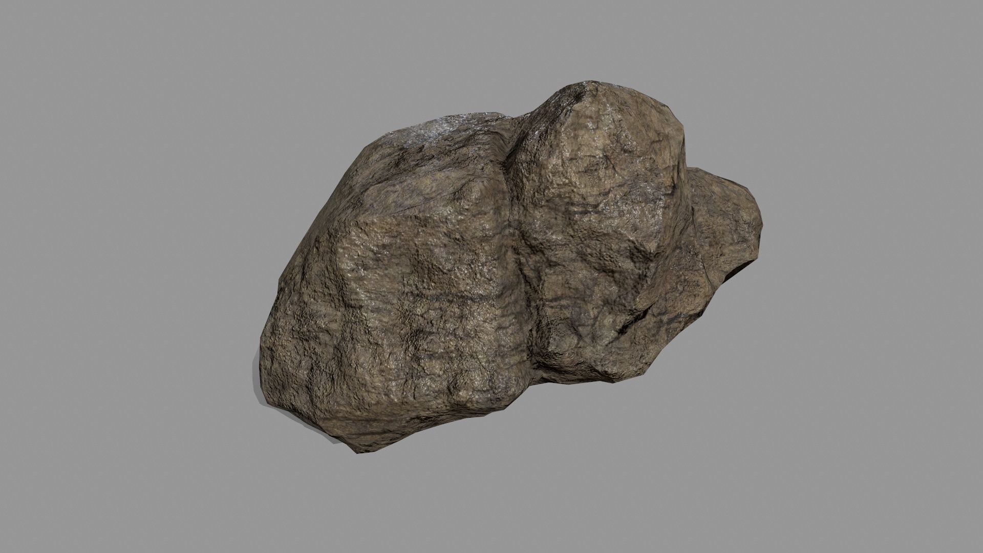 Rock Set Low-poly 3D model_16