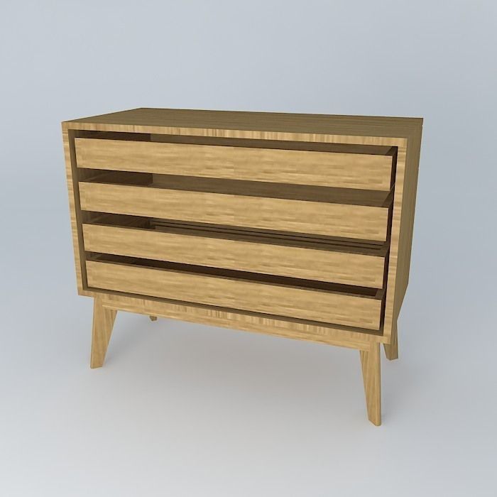 TV stand  3D model_1
