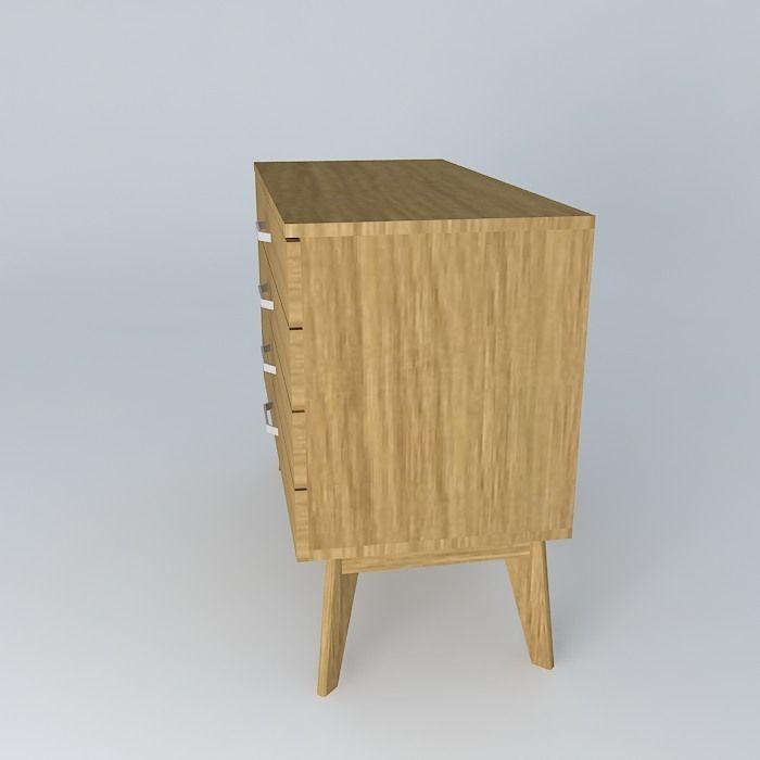TV stand  3D model_2