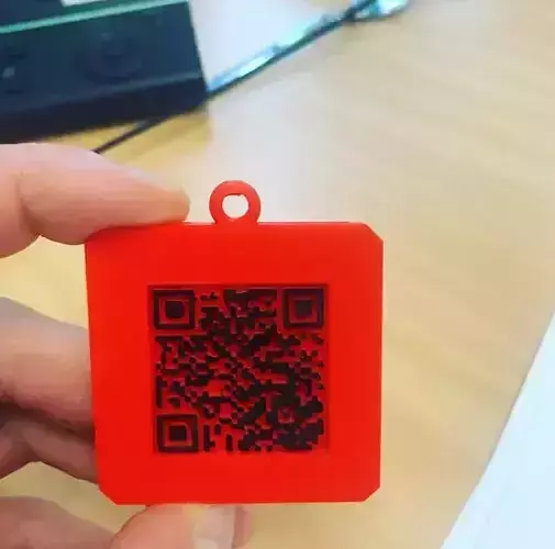 Individualized QR Codes printed 3D print model