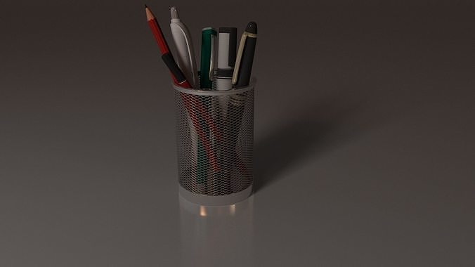 Pen Pencil Holder 3D model