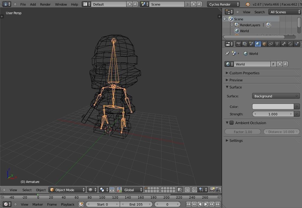miners made in blender Low-poly 3D model_3