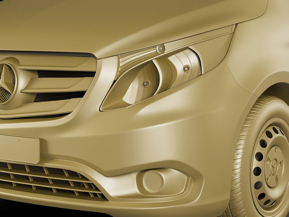 Mercedes Vito Panel Van 2016 3D model_19