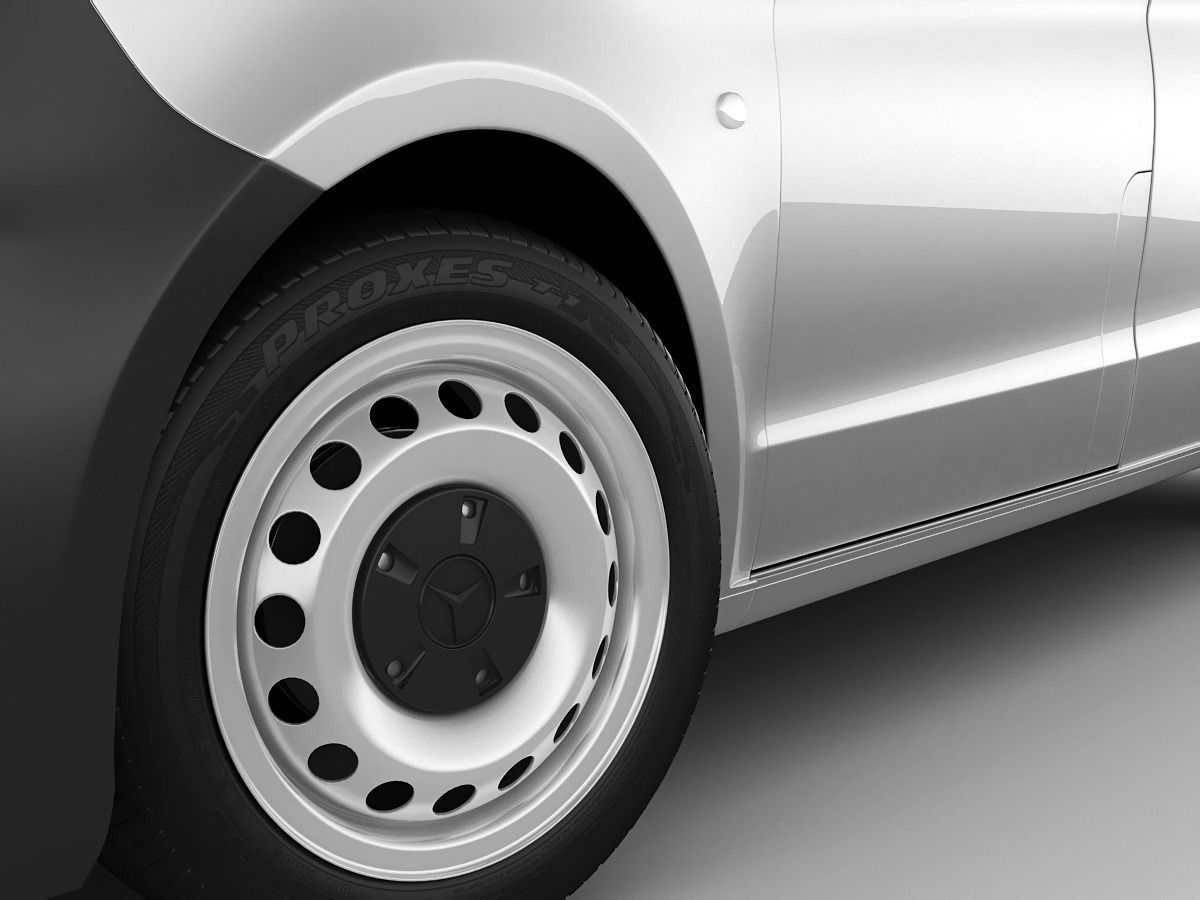 Mercedes Vito Panel Van 2016 3D model_8