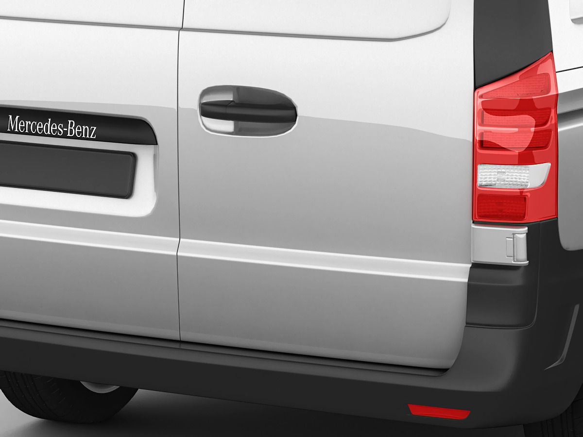 Mercedes Vito Panel Van 2016 3D model_7