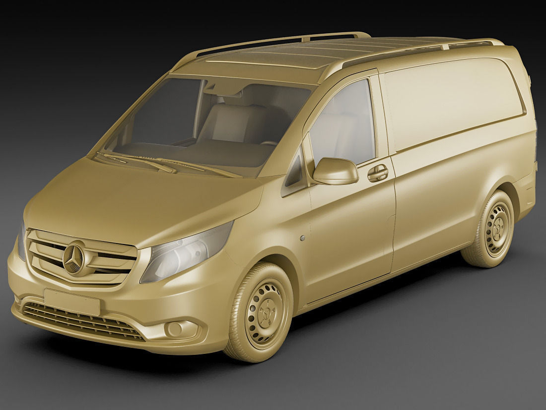 Mercedes Vito Panel Van 2016 3D model_17