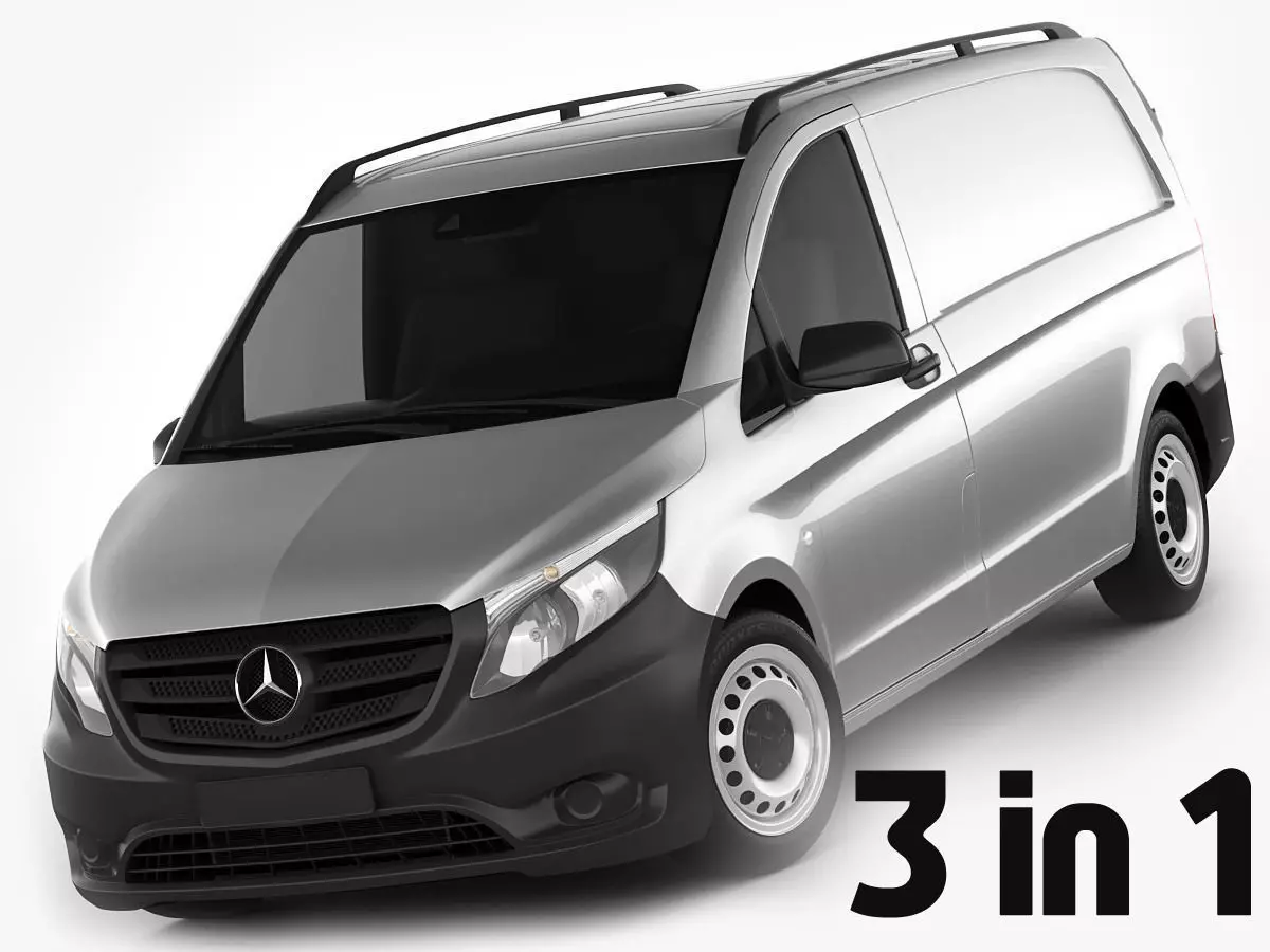 Mercedes Vito Panel Van 2016 3D model_0