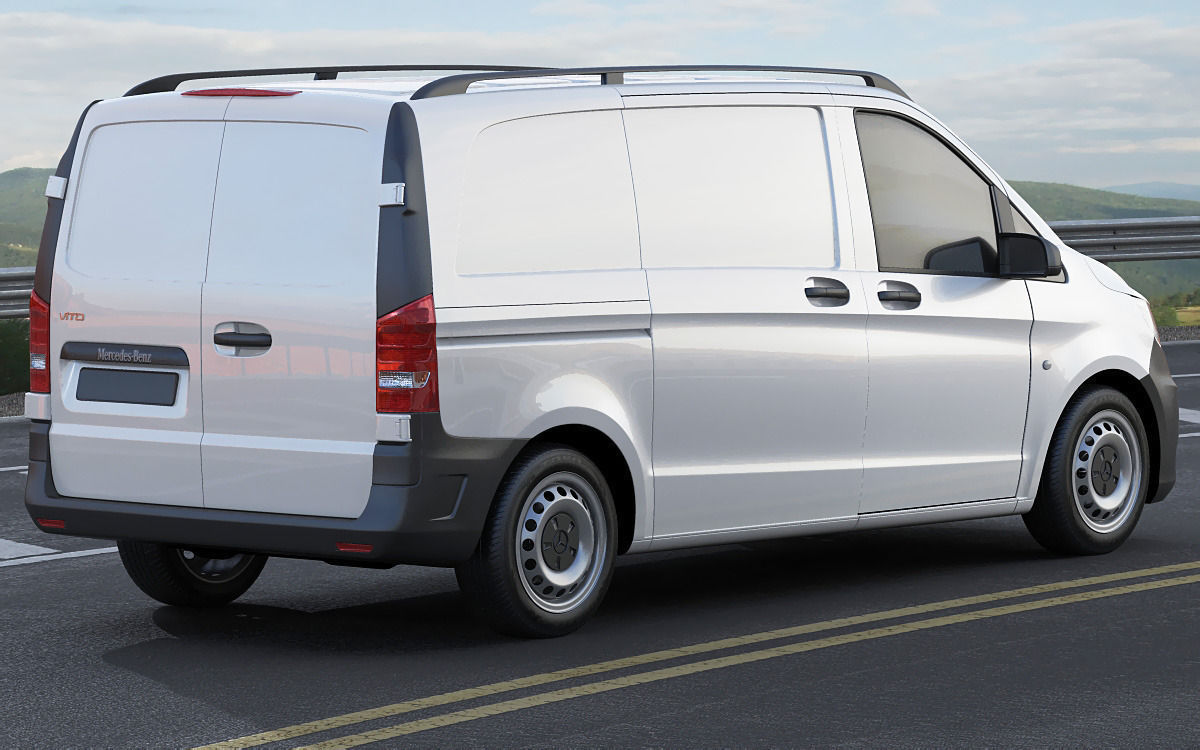 Mercedes Vito Panel Van 2016 3D model_16