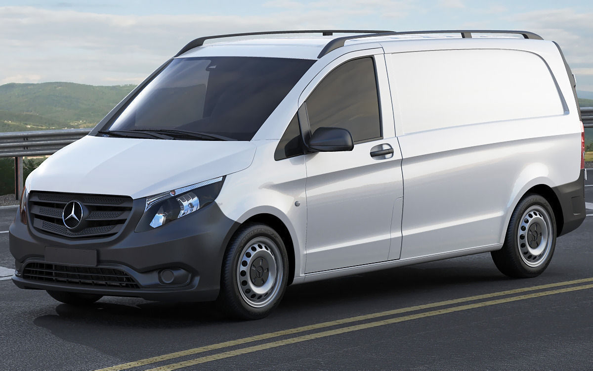 Mercedes Vito Panel Van 2016 3D model_15