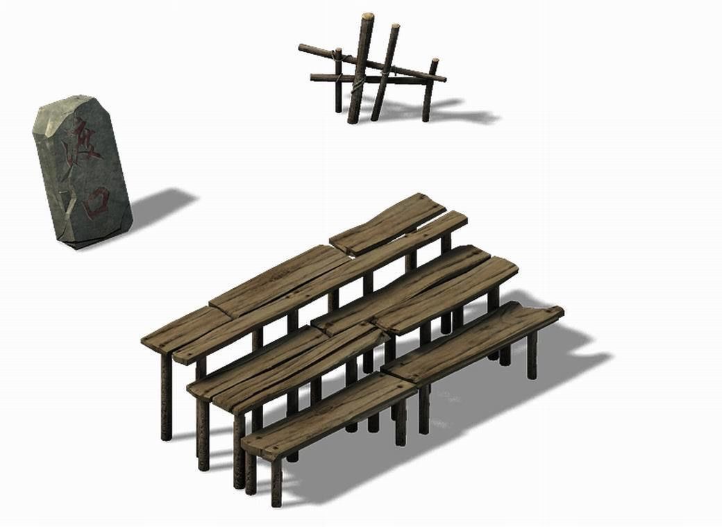 Dynasty Ferry Monument - Stairs 27 3D model_1