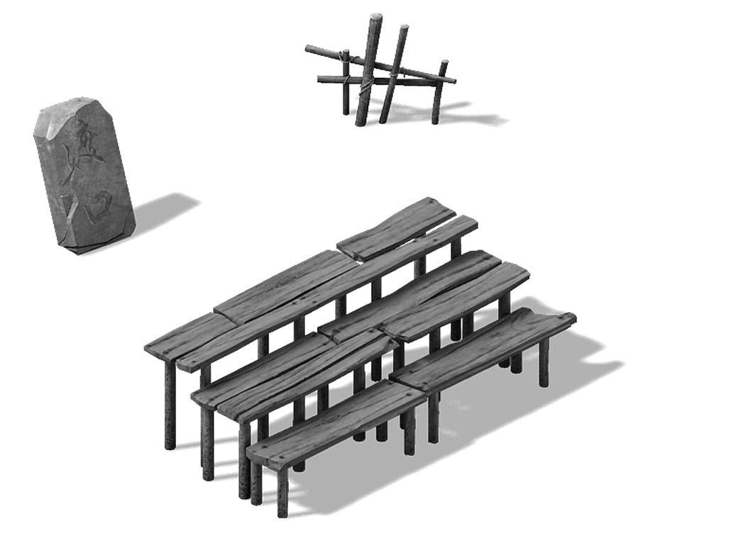 Dynasty Ferry Monument - Stairs 27 3D model_2