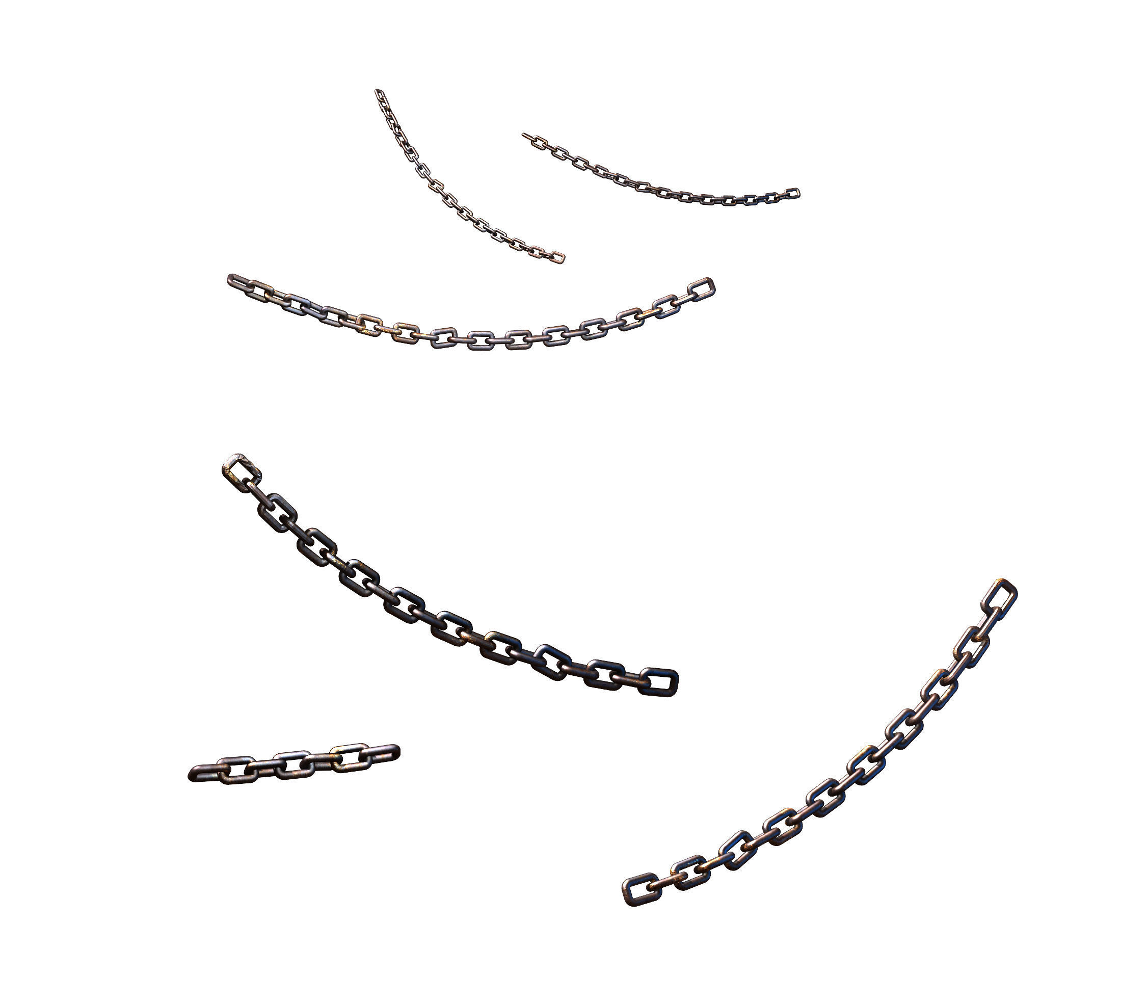 Dynasty Devil Cloister - Iron Chain 02 3D model_2