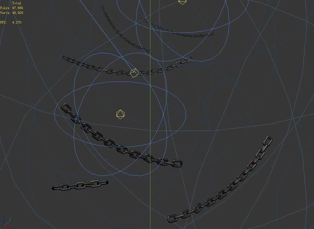 Dynasty Devil Cloister - Iron Chain 02 3D model_3