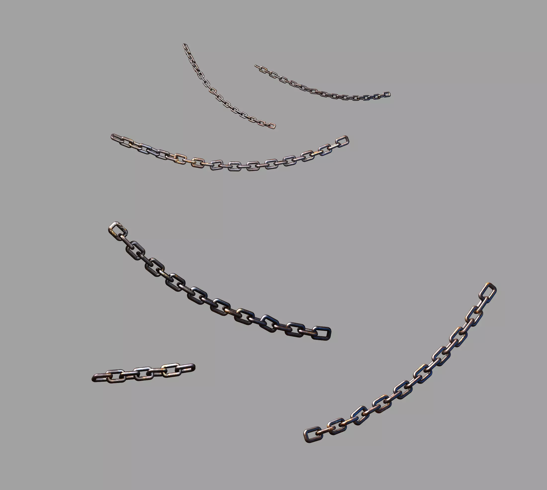 Dynasty Devil Cloister - Iron Chain 02 3D model_0