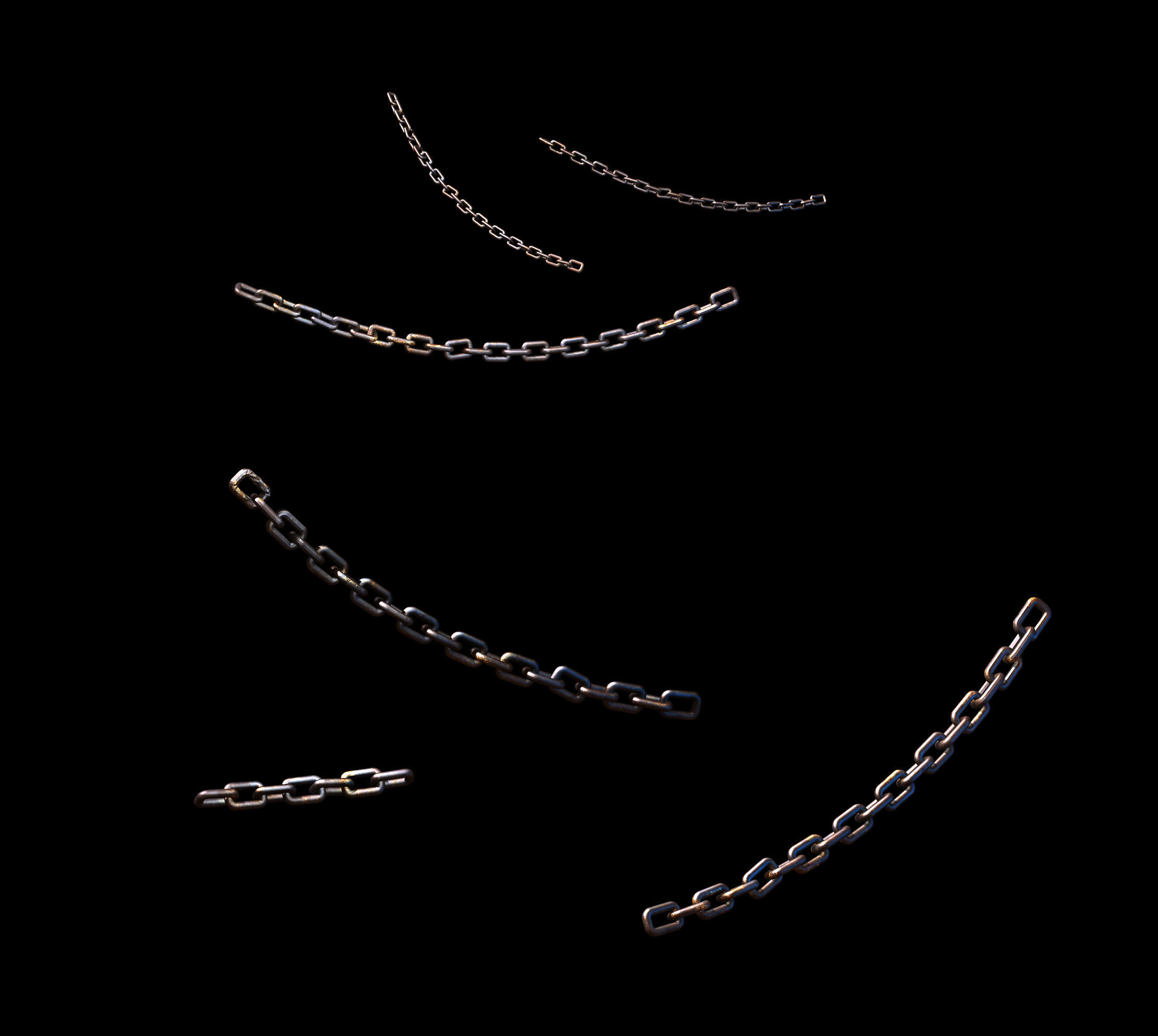 Dynasty Devil Cloister - Iron Chain 02 3D model_1