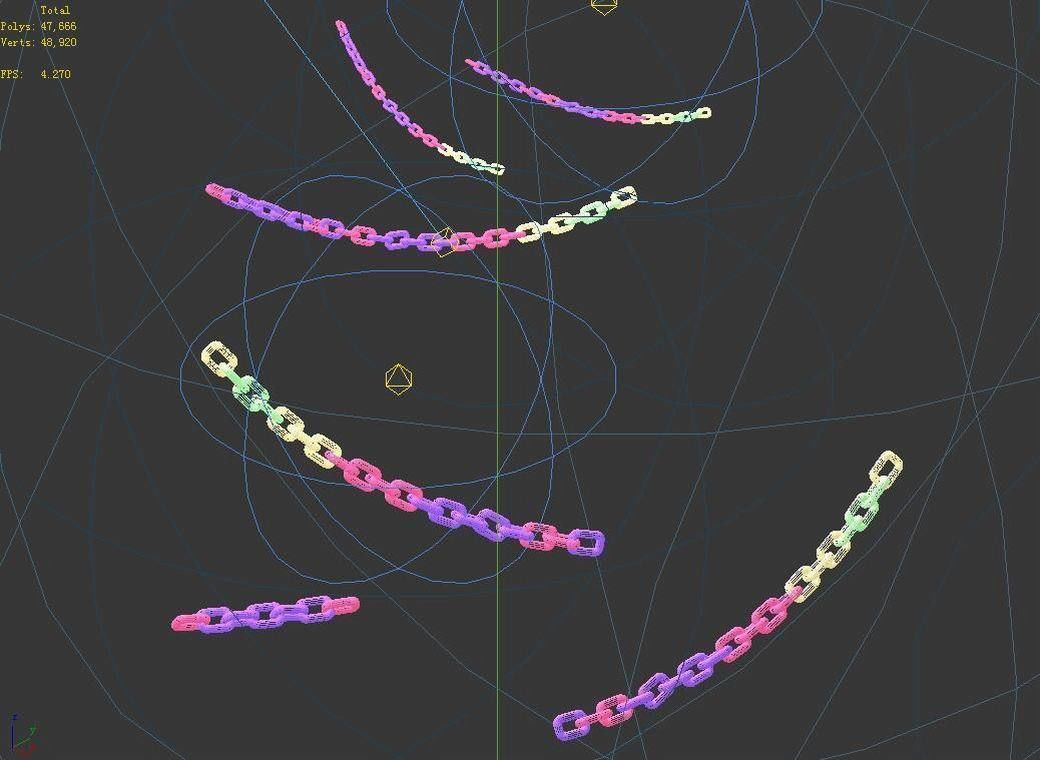 Dynasty Devil Cloister - Iron Chain 02 3D model_4