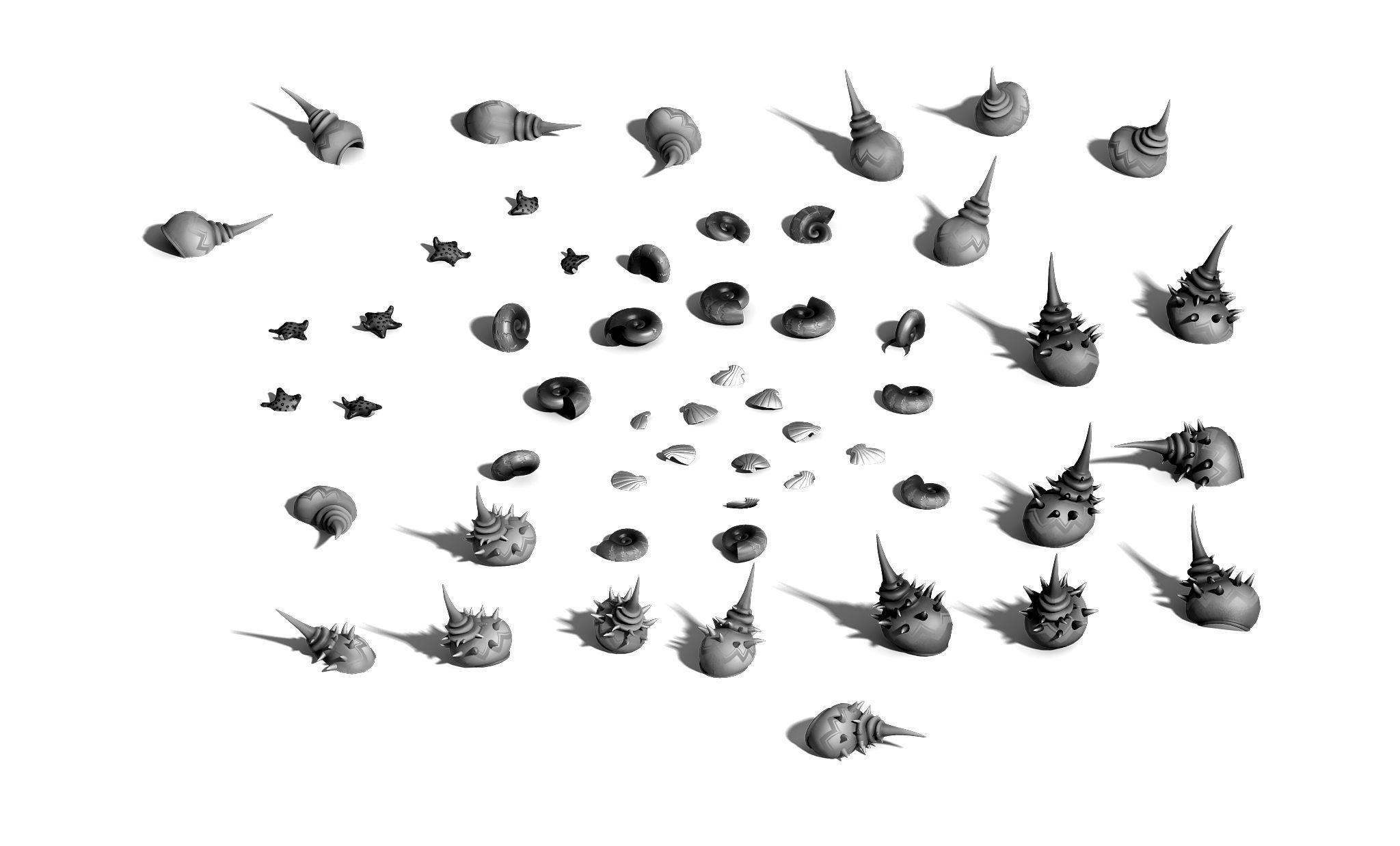 Dynasty Undersea - Shell 0110 3D model_2