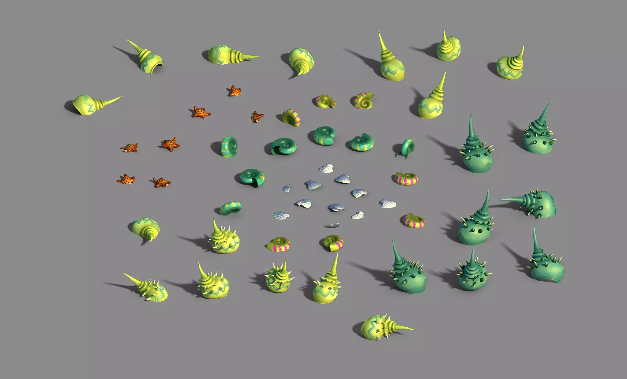 Dynasty Undersea - Shell 0110 3D model_0