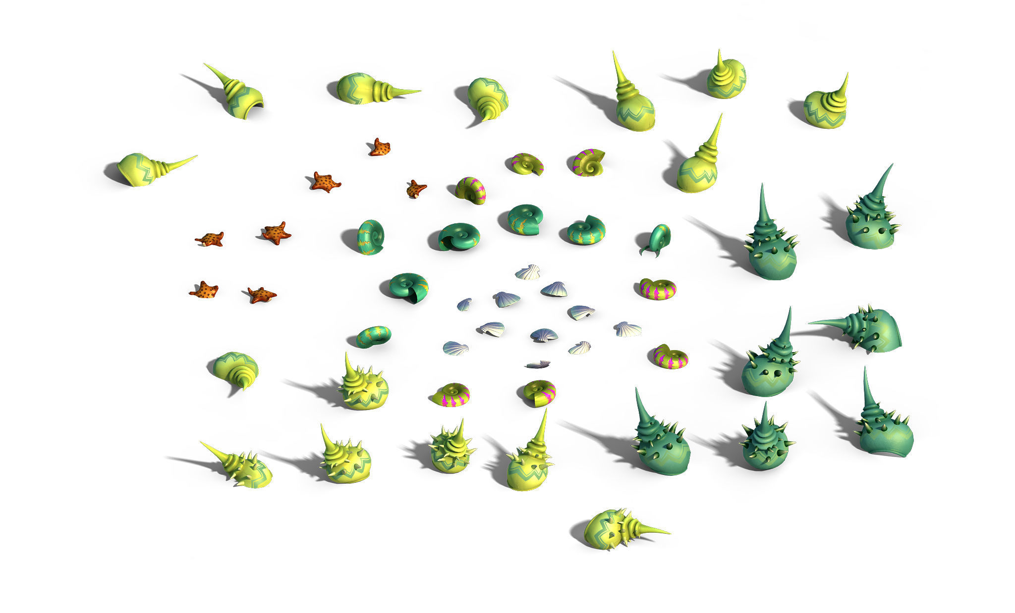 Dynasty Undersea - Shell 0110 3D model_1