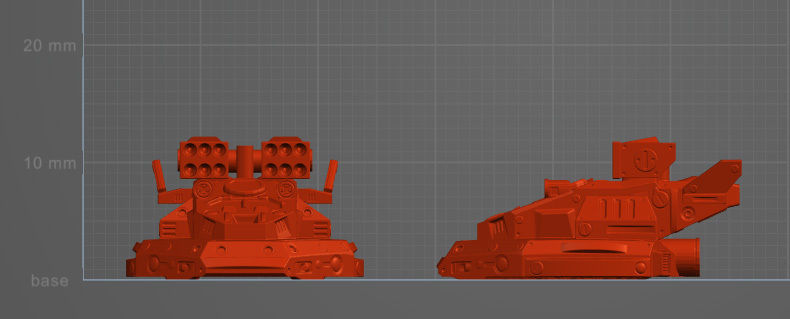 Spaceship- Tormentor Hover Tank 3D print model_6