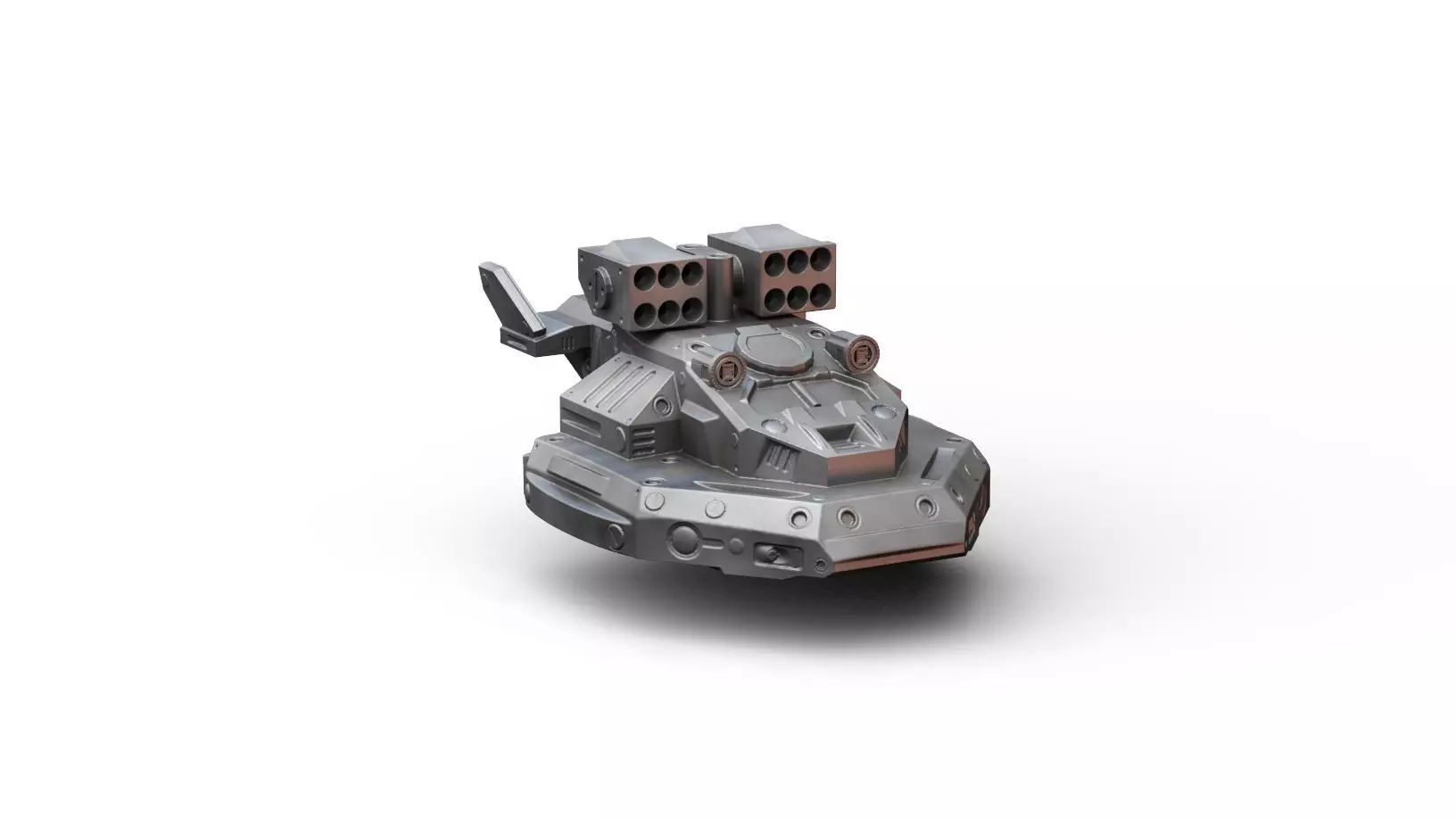 Spaceship- Tormentor Hover Tank 3D print model_0