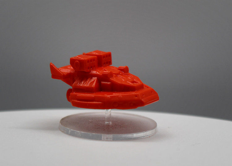 Spaceship- Tormentor Hover Tank 3D print model_3