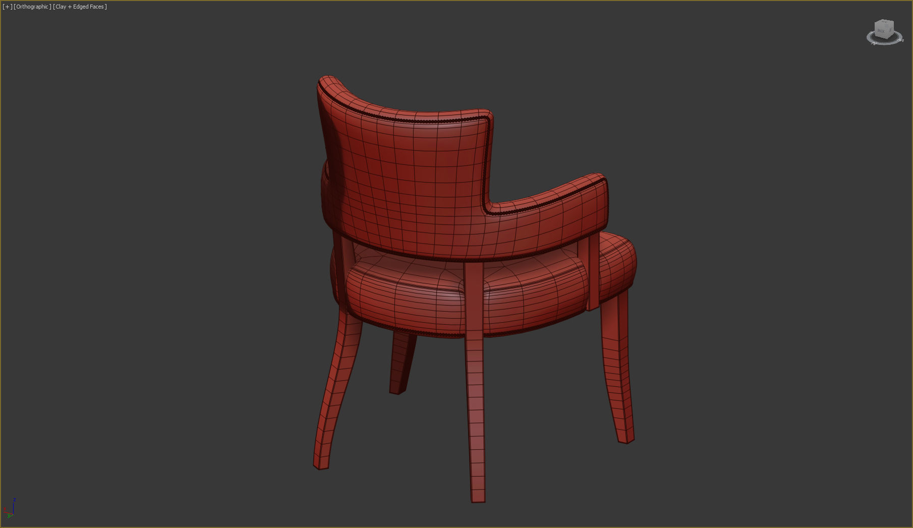 Chair Versmissen Mimi 3D model_7