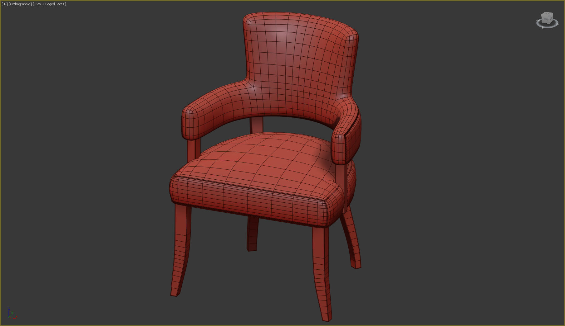 Chair Versmissen Mimi 3D model_5