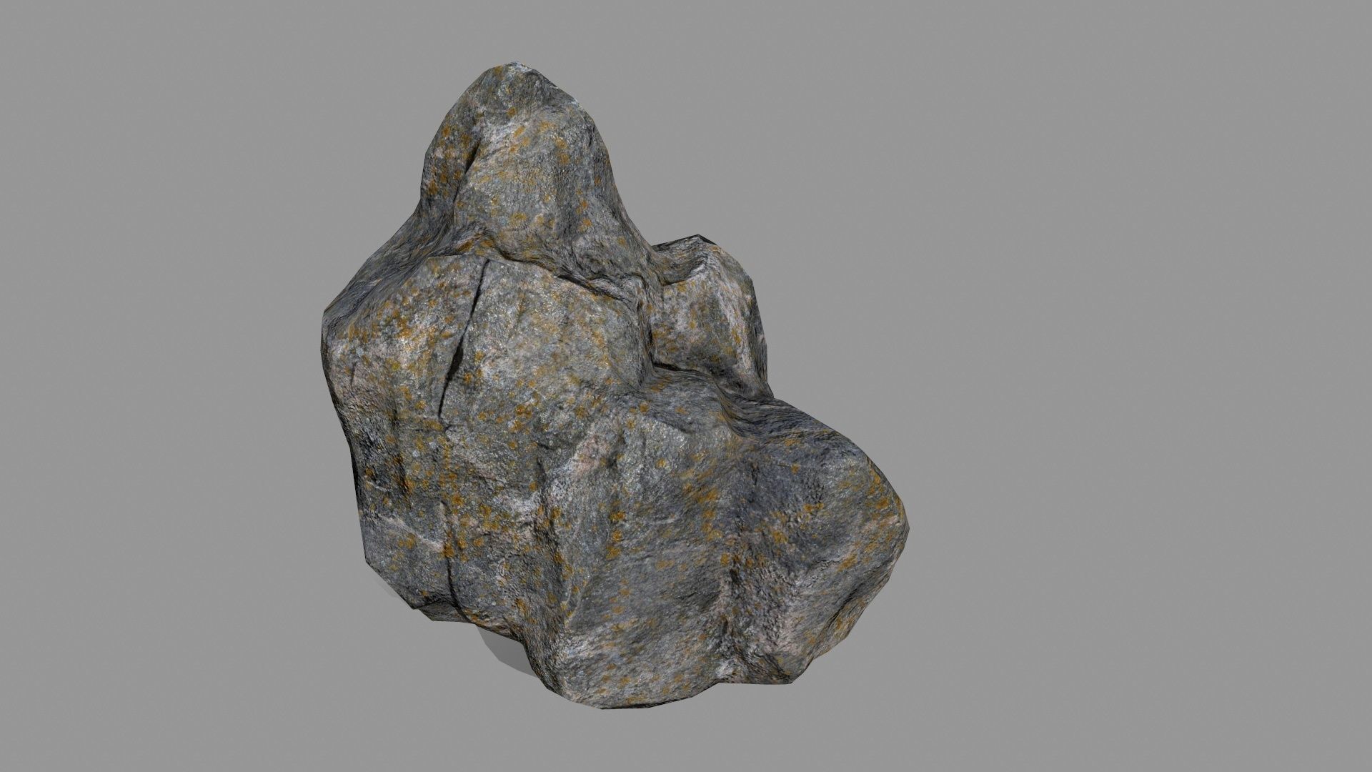 Rock Set Low-poly 3D model_9