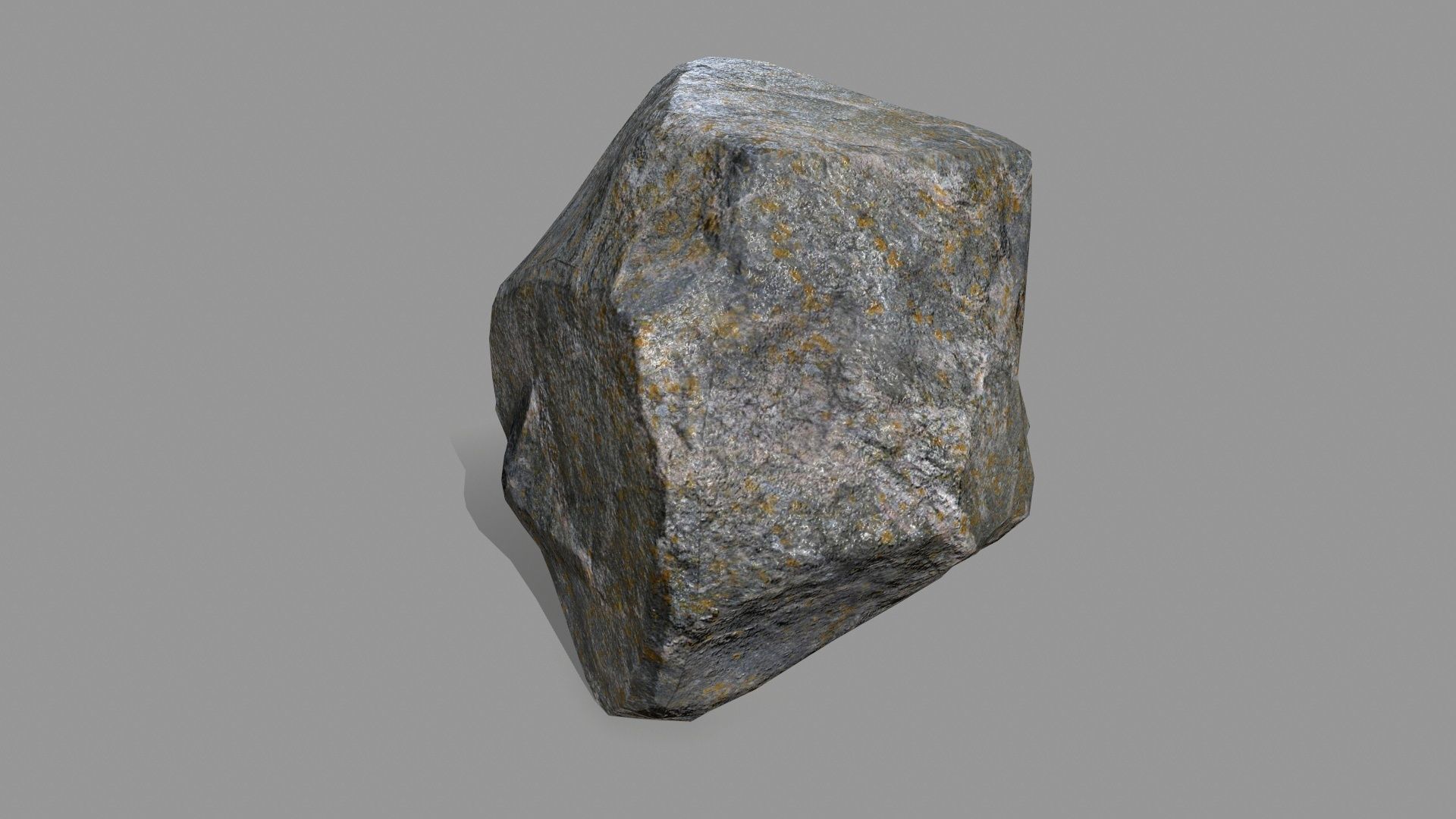 Rock Set Low-poly 3D model_12
