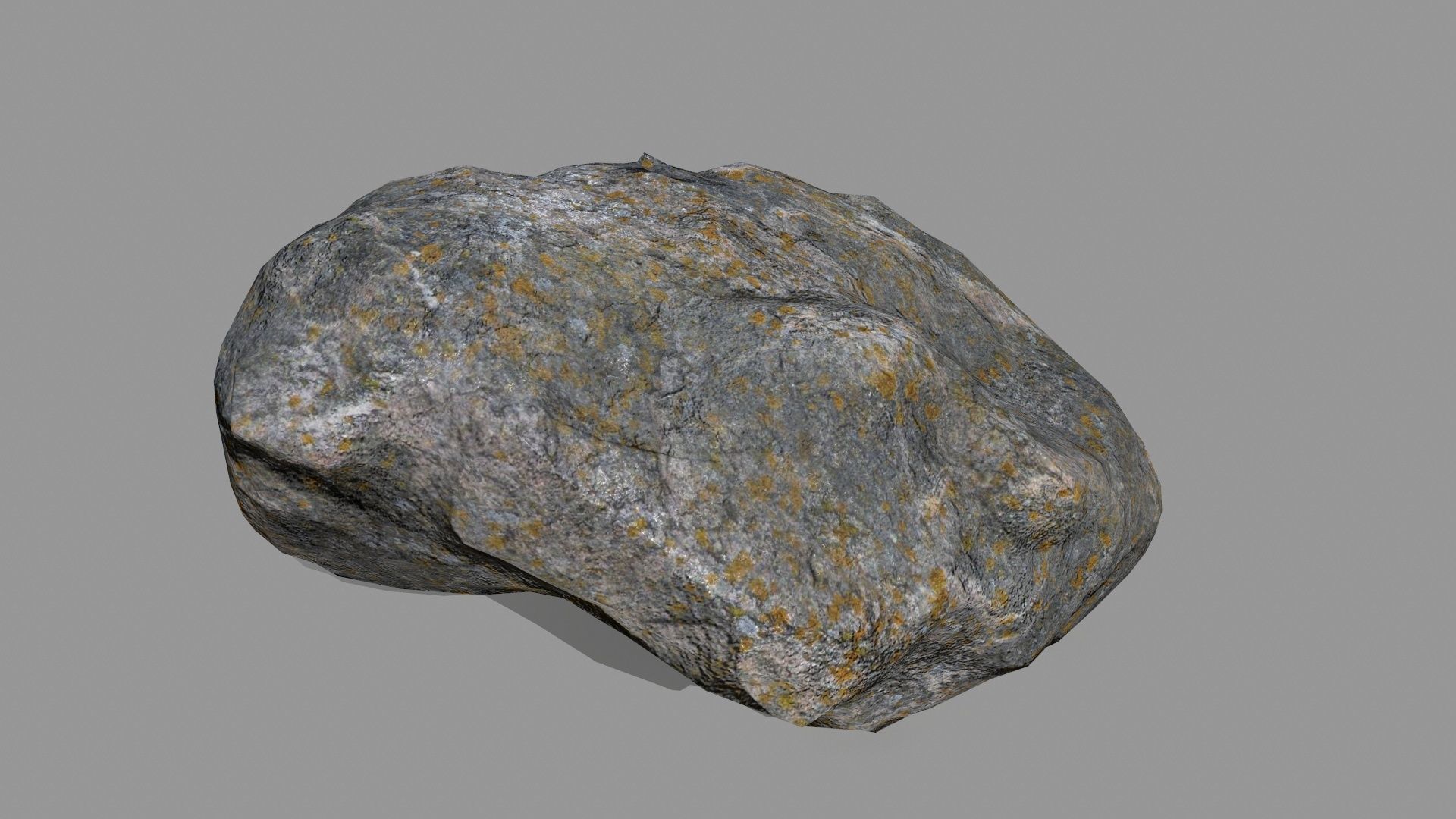 Rock Set Low-poly 3D model_3