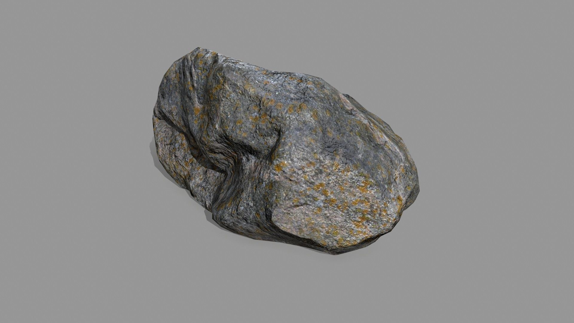 Rock Set Low-poly 3D model_2