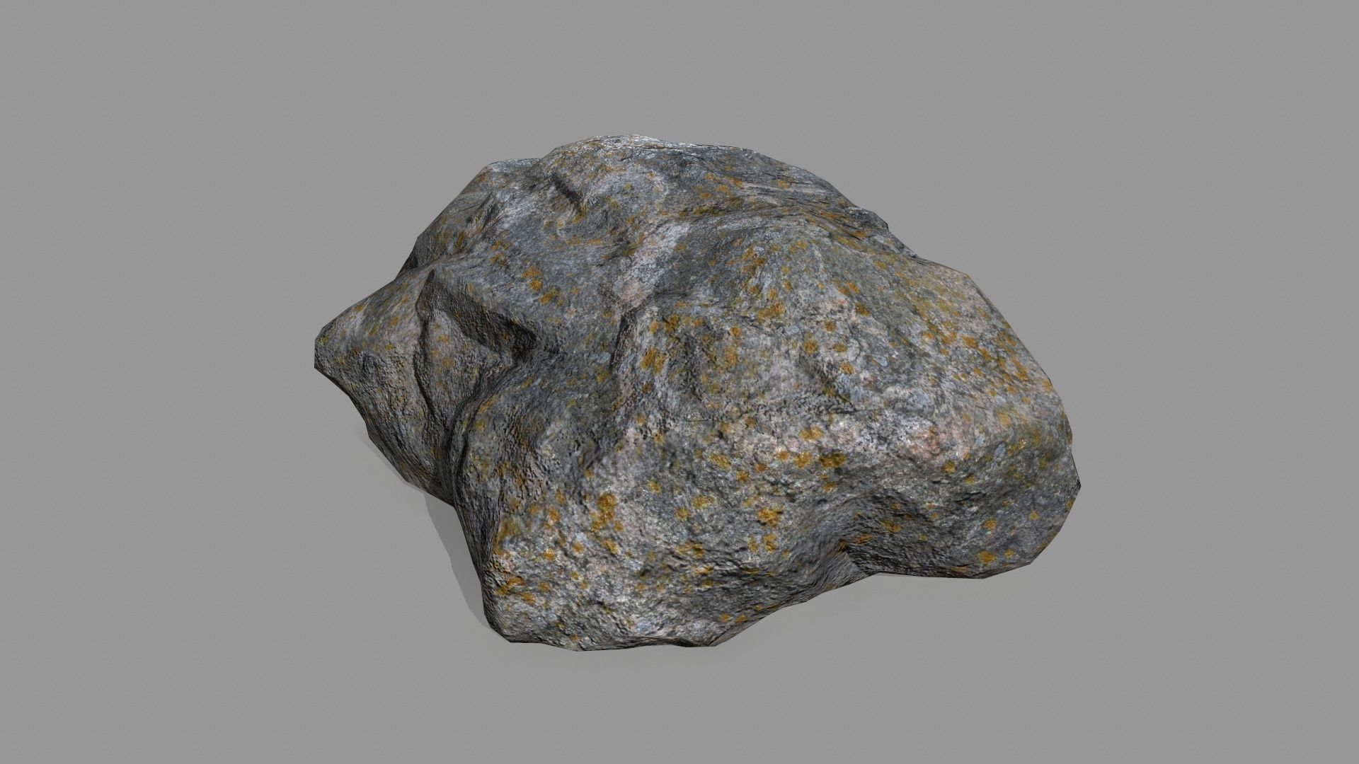 Rock Set Low-poly 3D model_6