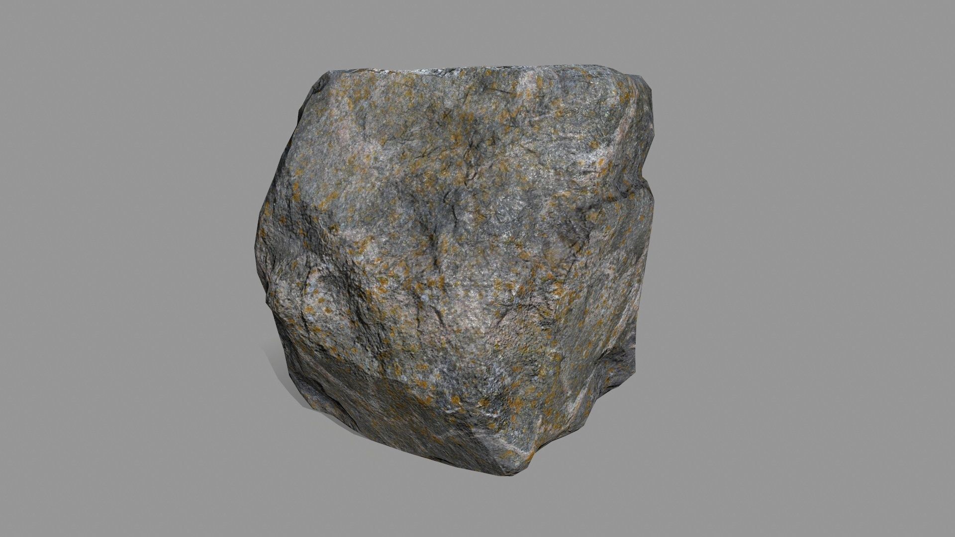 Rock Set Low-poly 3D model_15