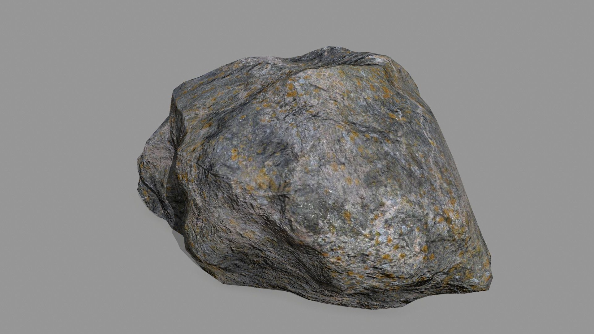 Rock Set Low-poly 3D model_1