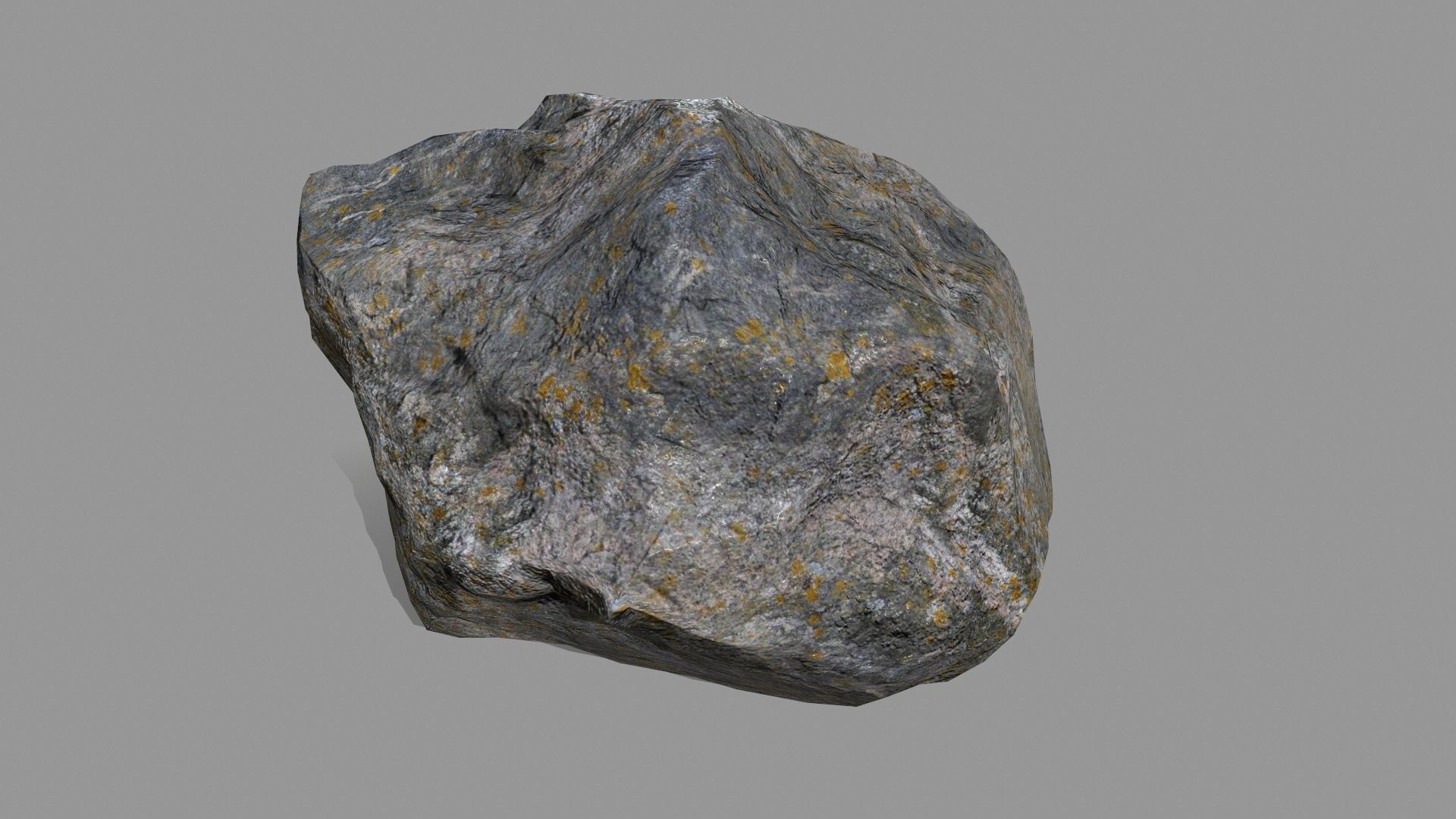Rock Set Low-poly 3D model_17
