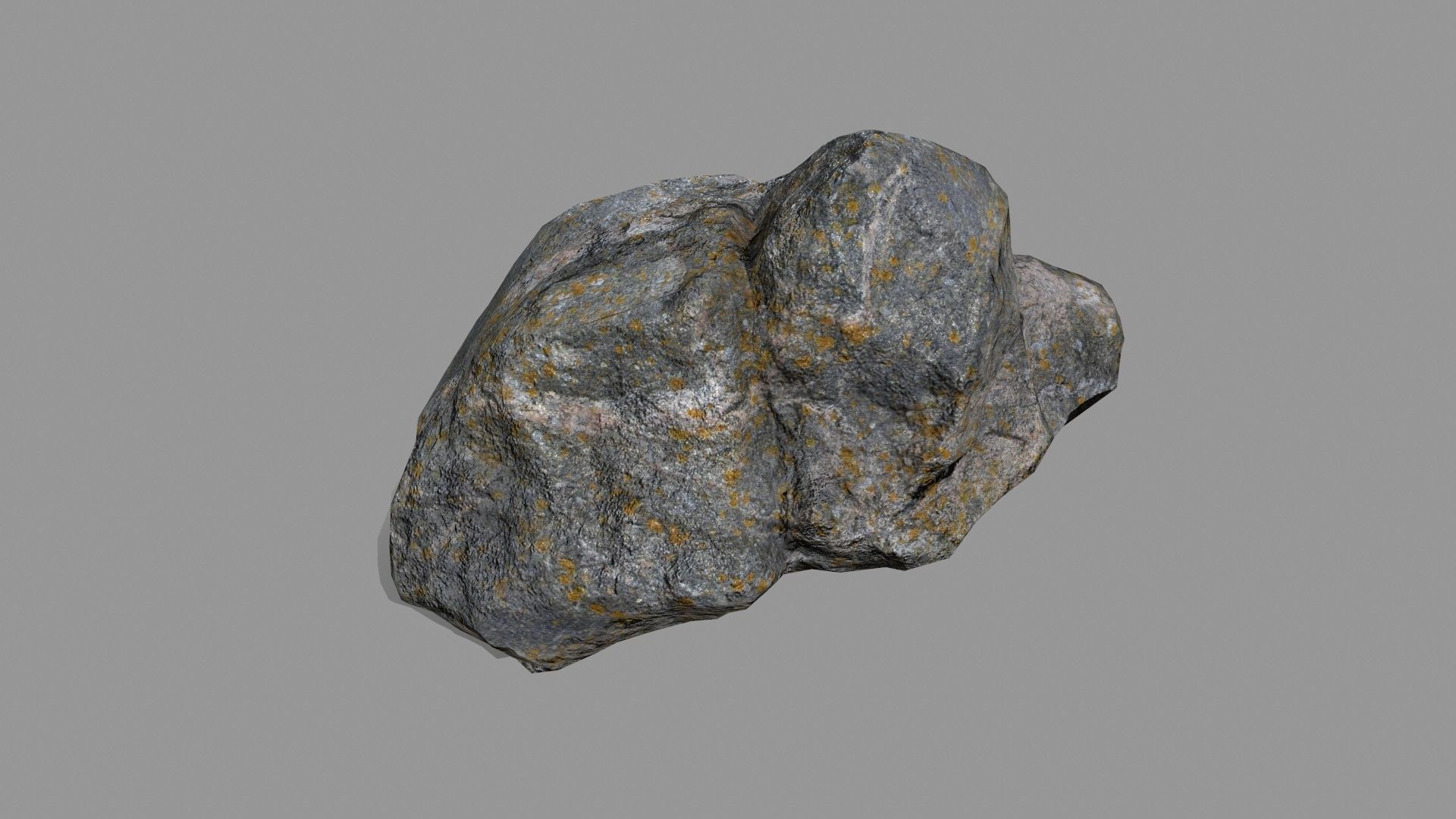 Rock Set Low-poly 3D model_8