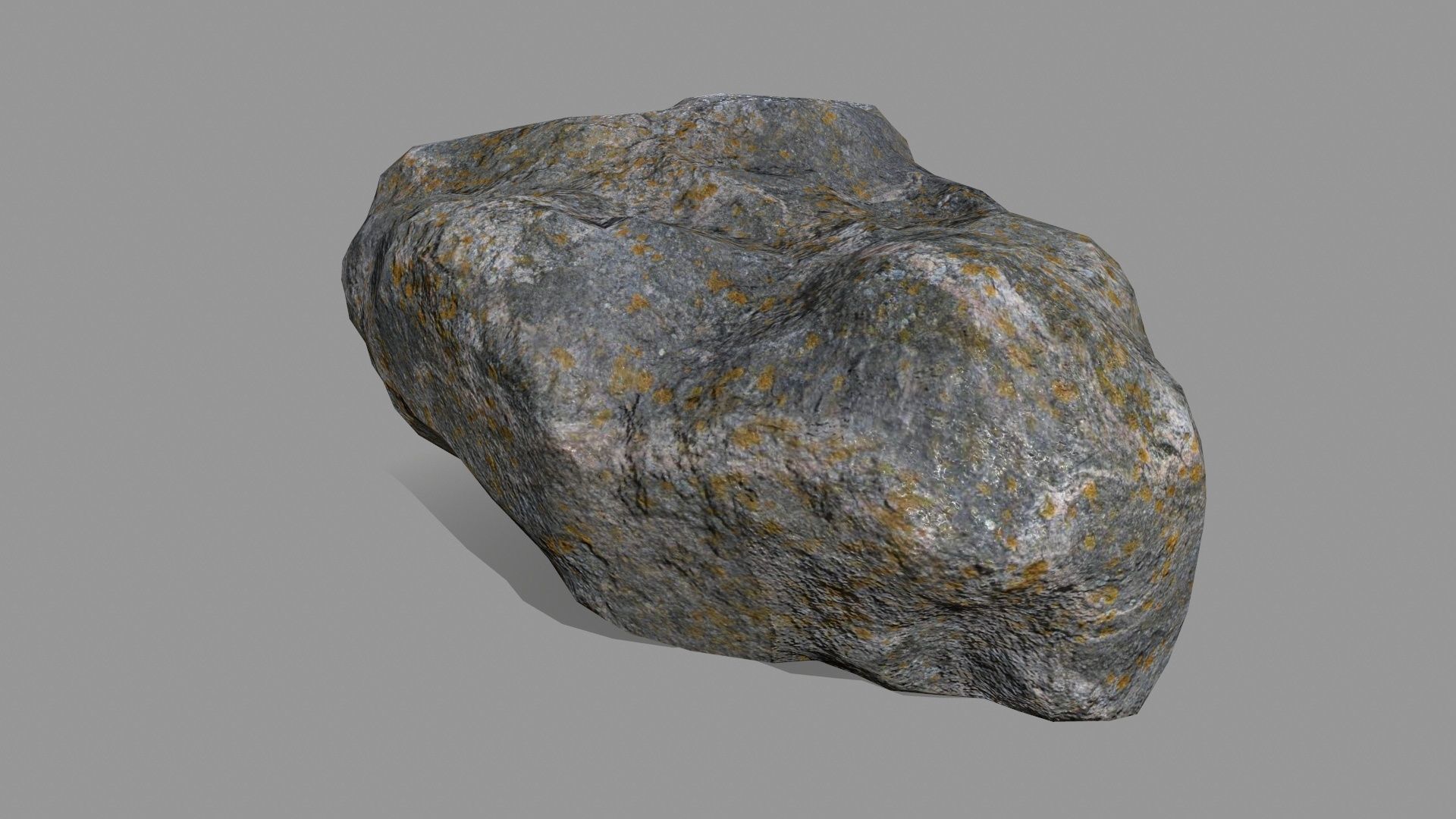 Rock Set Low-poly 3D model_4